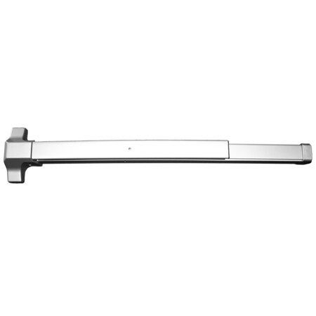 Lockeyusa Rim Exit Device, Panic Bar, 42 In. W, Stainless Steel, PB1142SS PB1142SS